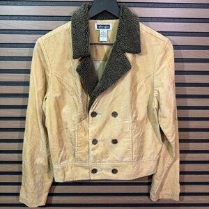 Xhilaration Faux Suede Cropped Jacket size S